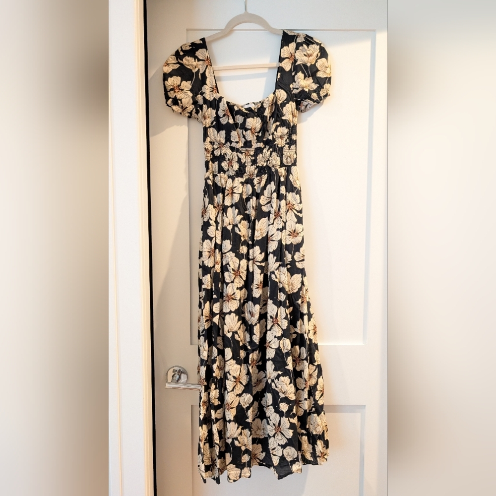 Reformation Miel Dress Black - NWOT - Picture 2 of 7